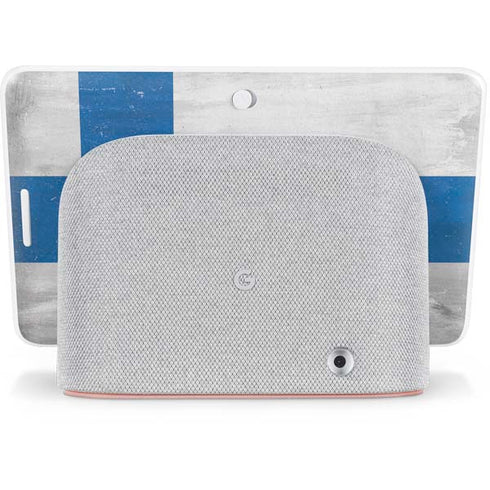 Finland Flag Distressed Google Home Hub Skin