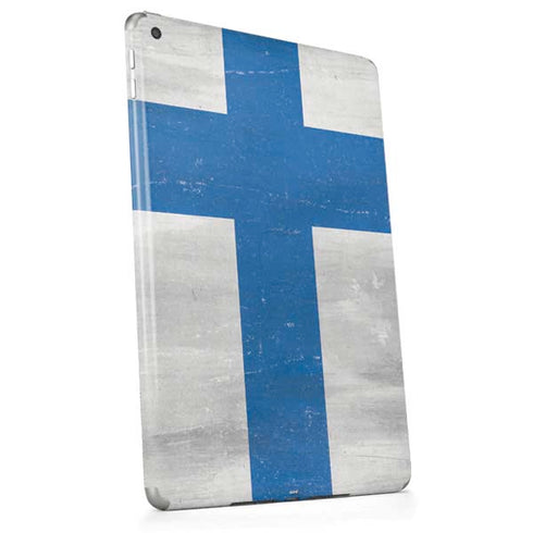 Finland Flag Distressed Apple iPad Skin