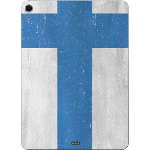 Finland Flag Distressed Apple iPad Air Skin