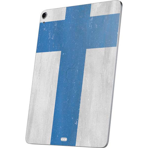 Finland Flag Distressed Apple iPad Air Skin