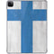 Finland Flag Distressed iPad Pro 11in (2024) Clear Case