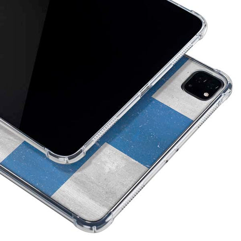 Finland Flag Distressed iPad Pro 11in (2024) Clear Case