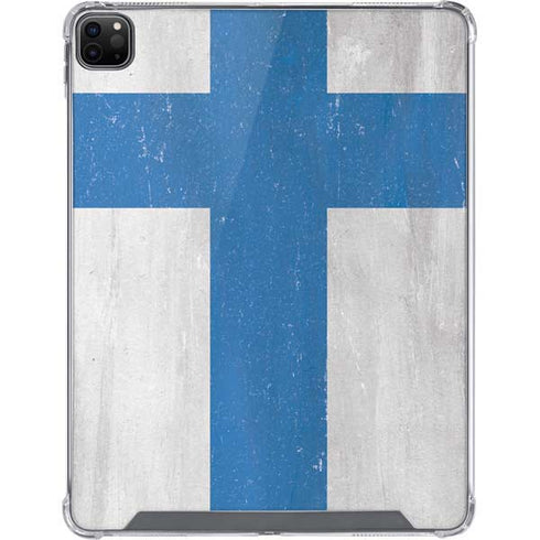 Finland Flag Distressed iPad Cases