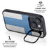Finland Flag Distressed iPhone 14 Kickstand Case