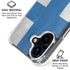 Finland Flag Distressed iPhone 16 Clear Case