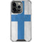 Finland Flag Distressed iPhone 16 Pro Clear Case