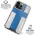 Finland Flag Distressed iPhone 16 Pro Clear Case