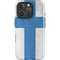 Finland Flag Distressed iPhone 16 Pro Impact Case