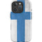 Finland Flag Distressed iPhone 16 Pro Max Impact Case