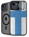 Finland Flag Distressed iPhone 16e Kickstand Case