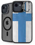Finland Flag Distressed iPhone 16e Kickstand Case