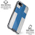 Finland Flag Distressed iPhone 16e Clear Case