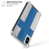 Finland Flag Distressed iPhone X/XS Clear Case