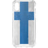 Finland Flag Distressed iPhone XS Clear Case