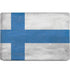 Finland Flag Distressed MacBook Skins