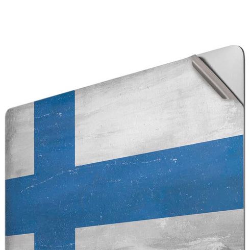 Finland Flag Distressed Apple MacBook Pro 16-inch Skin