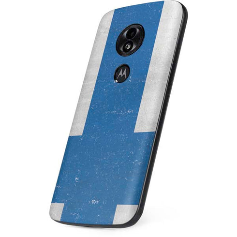 Finland Flag Distressed Moto E5 Play Skin