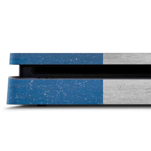 Finland Flag Distressed PS4 Slim Skin
