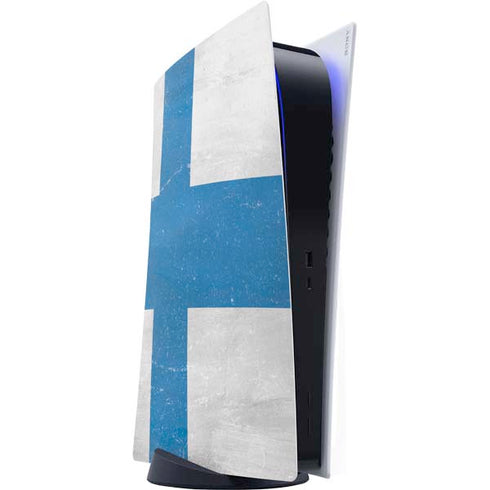 Finland Flag Distressed PlayStation PS5 Skins