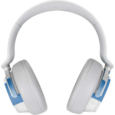 Finland Flag Distressed Surface Headphones Skin