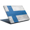 Finland Flag Distressed Surface Laptop Skin