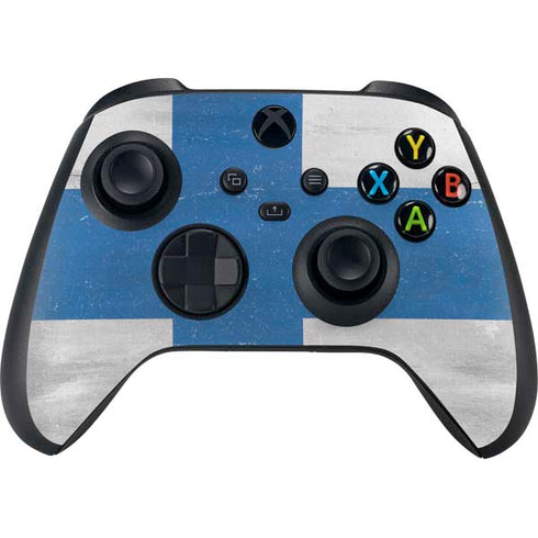 Finland Flag Distressed Xbox Series X Skins