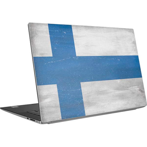 Finland Flag Distressed Dell XPS Skin