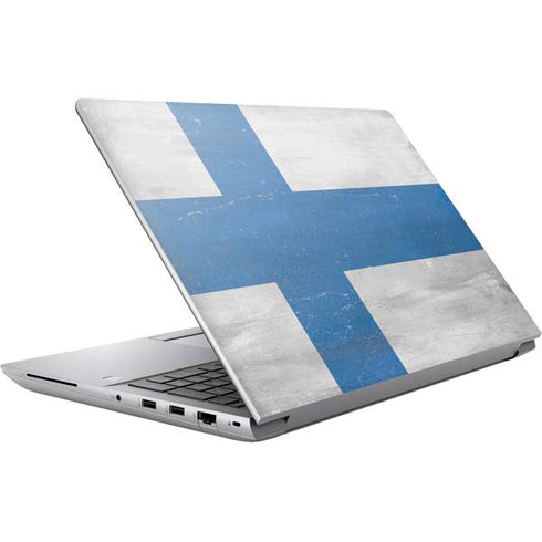 Finland Flag Distressed HP ZBook Fury 16 G10 Skin