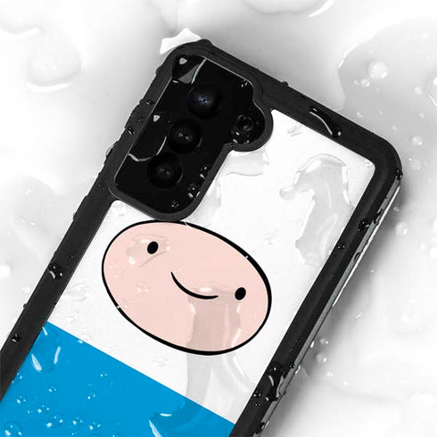 Adult Swim Adventure Time Finn Mertens Galaxy S24 Plus Waterproof Case