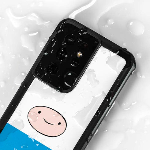 Adult Swim Adventure Time Finn Mertens Galaxy S24 Ultra Waterproof Case