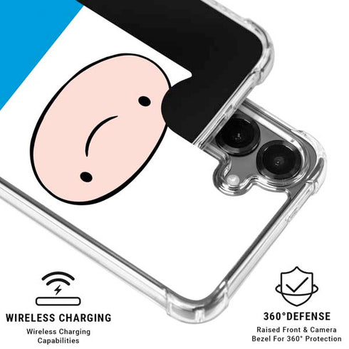 Adult Swim Adventure Time Finn Mertens Galaxy S26 Plus Clear Case
