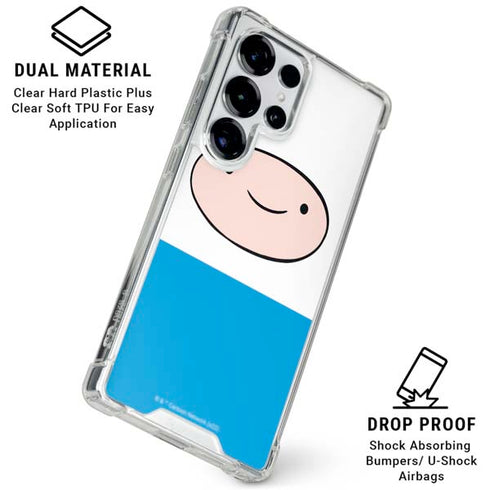Adult Swim Adventure Time Finn Mertens Galaxy S26 Ultra Clear Case