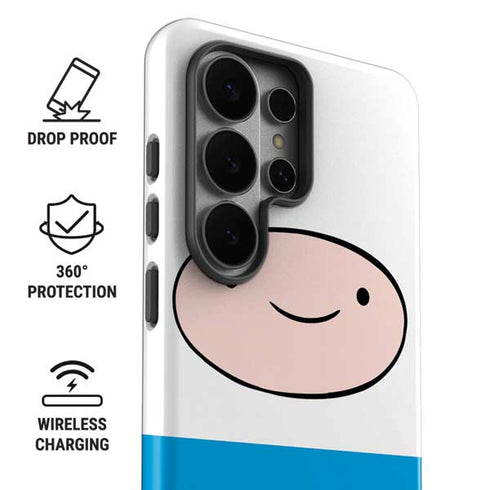 Adult Swim Adventure Time Finn Mertens Galaxy S26 Ultra Impact Case