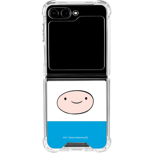 Adult Swim Adventure Time Finn Mertens Galaxy Z Flip6 Clear Case