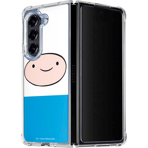 Adult Swim Adventure Time Finn Mertens Galaxy Z Fold5 5G Clear Case