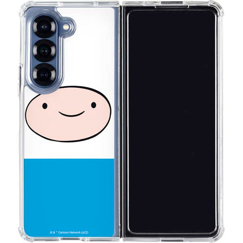 Adult Swim Adventure Time Finn Mertens Galaxy Z Fold6 Clear Case