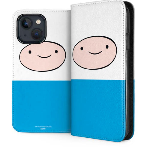 Adult Swim Adventure Time Finn Mertens iPhone 15 Plus Folio Case