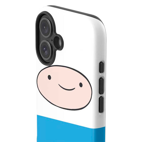 Adult Swim Adventure Time Finn Mertens iPhone 16 Plus Impact Case