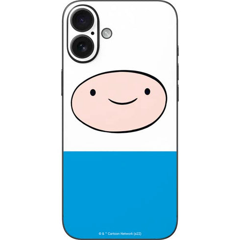 Adult Swim Adventure Time Finn Mertens iPhone 16 Plus Skin