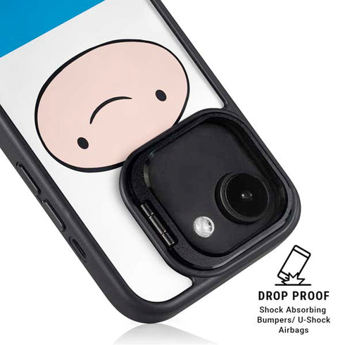 Adult Swim Adventure Time Finn Mertens iPhone 16e Kickstand Case