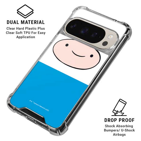 Adult Swim Adventure Time Finn Mertens Pixel 9 Pro XL Clear Case