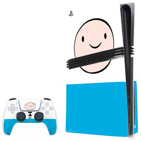 Adult Swim Adventure Time Finn Mertens PS5 Pro Disk Bundle Skin