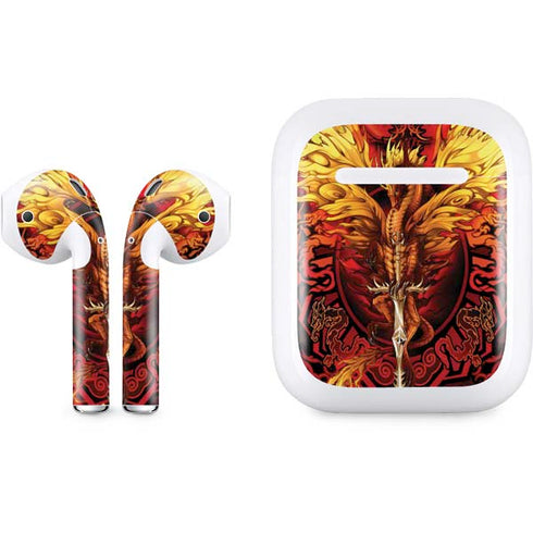 Fire Dragon by Ruth Thompson Apple AirPods Skin