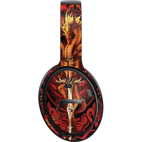 Fire Dragon by Ruth Thompson Bose QuietComfort 35 Headphones Skin