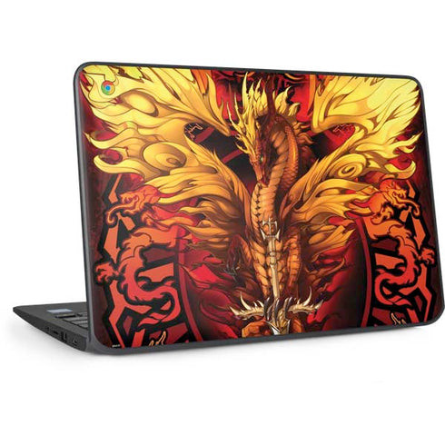 Fire Dragon by Ruth Thompson HP Chromebook Skin
