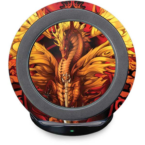 Fire Dragon by Ruth Thompson Fast Charge Wireless Charging Stand Skin