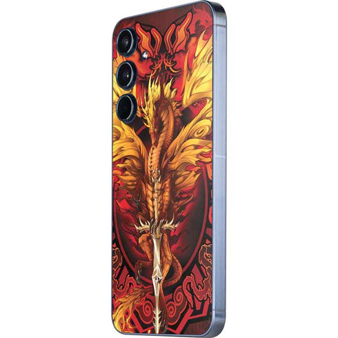 Fire Dragon by Ruth Thompson Galaxy A35 5G Skin