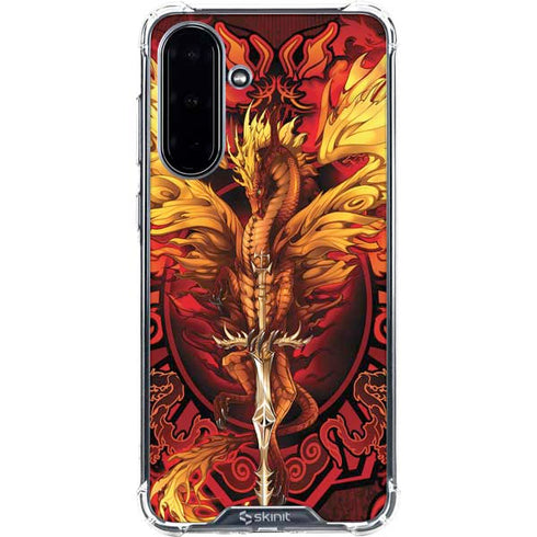 Fire Dragon by Ruth Thompson Galaxy A36 5G Clear Case