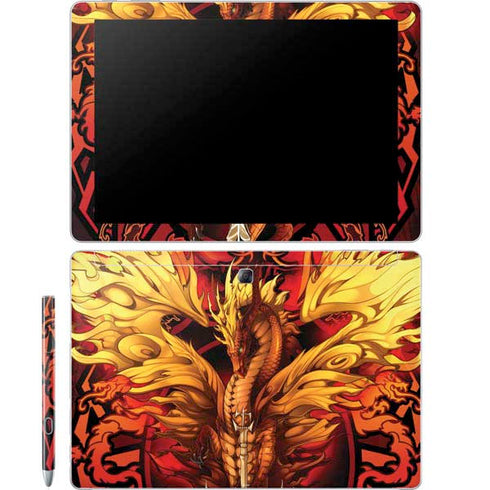 Fire Dragon by Ruth Thompson Galaxy Book 12in Skin