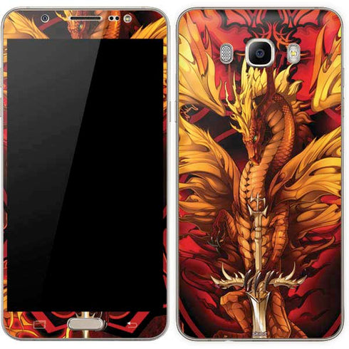Fire Dragon by Ruth Thompson Galaxy J7 Skin